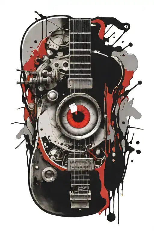 Eye With A Guitar