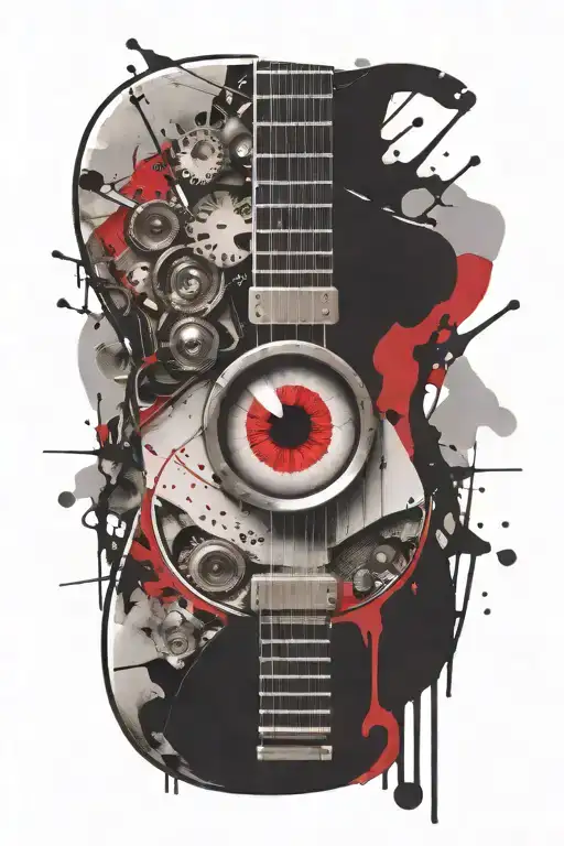 Eye With A Guitar