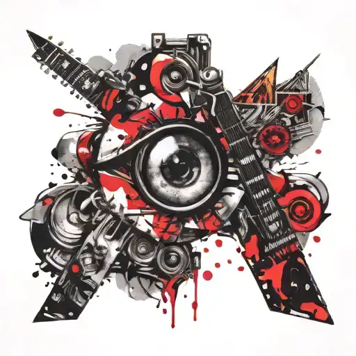 Eye With Rock Guitar