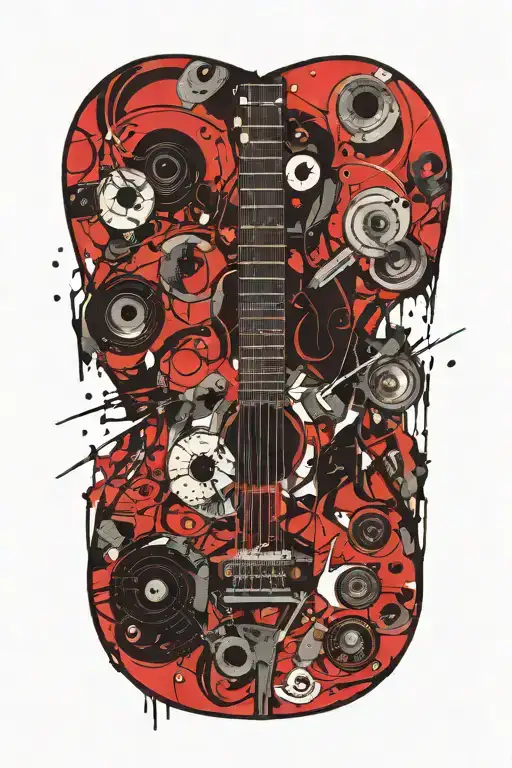 Guitar With Eye