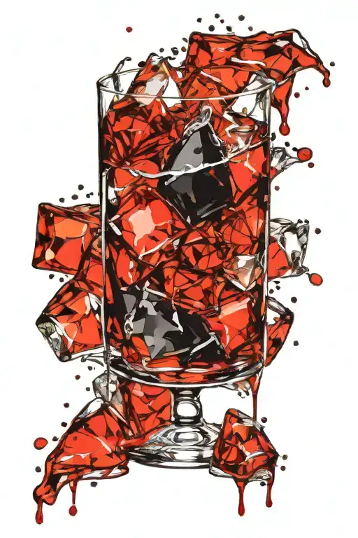 Bourbon Glass With Ice