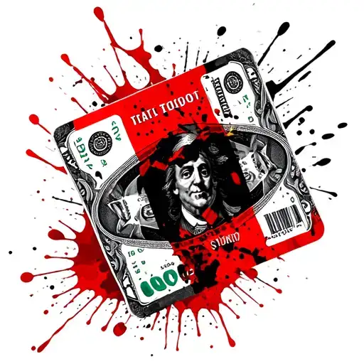 Credit Card And Dollar Bills