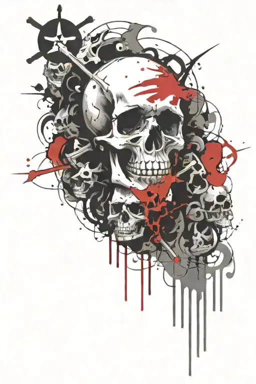 Pirate Skull Cross Bones