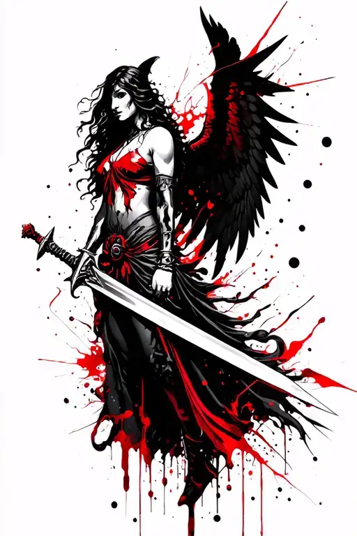 Tyreal The Arch Angel Holding A Sword