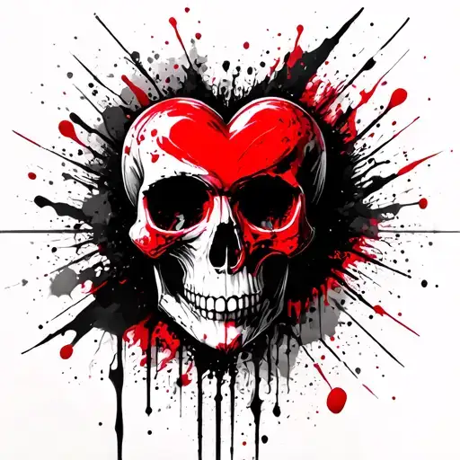Skull And Heart
