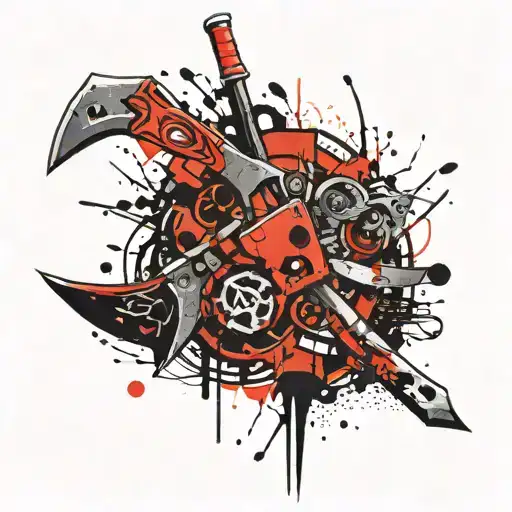 Taz Whirl Wind Holding Fire Pick Axe