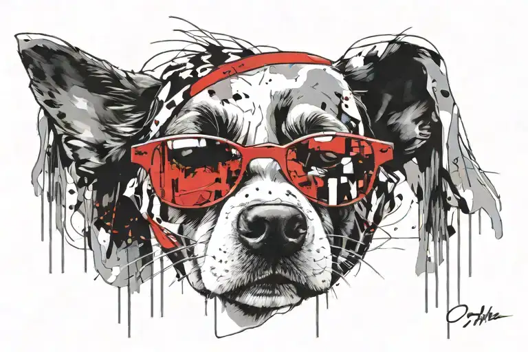 Dog Wearing Sunglasses
