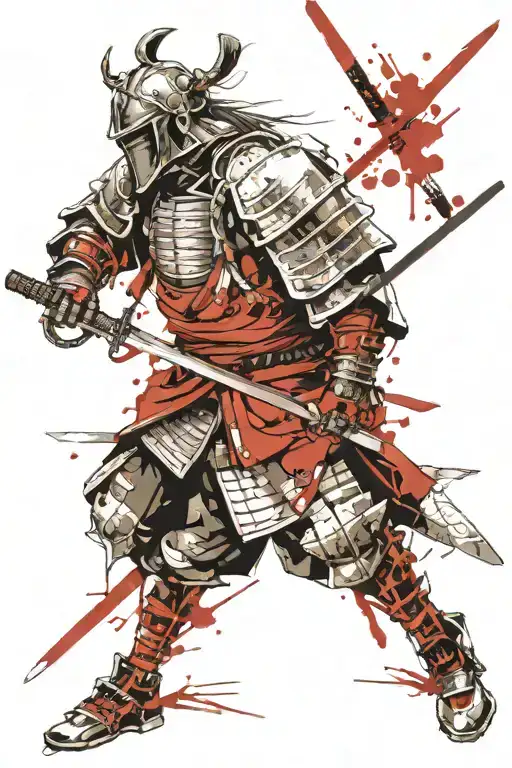 Armor Of God In The Aesthetic Of A Samurai Warrior
