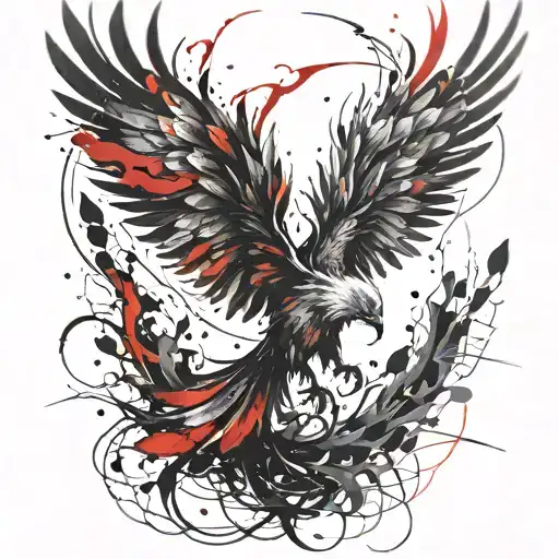 Phoenix Rising From The Ashes