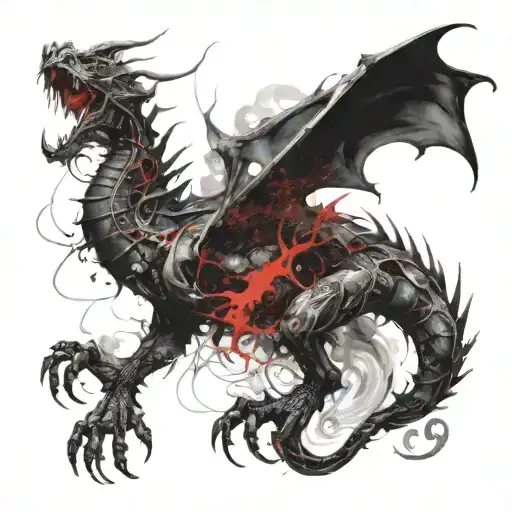 Smoke Forming Into Dragon