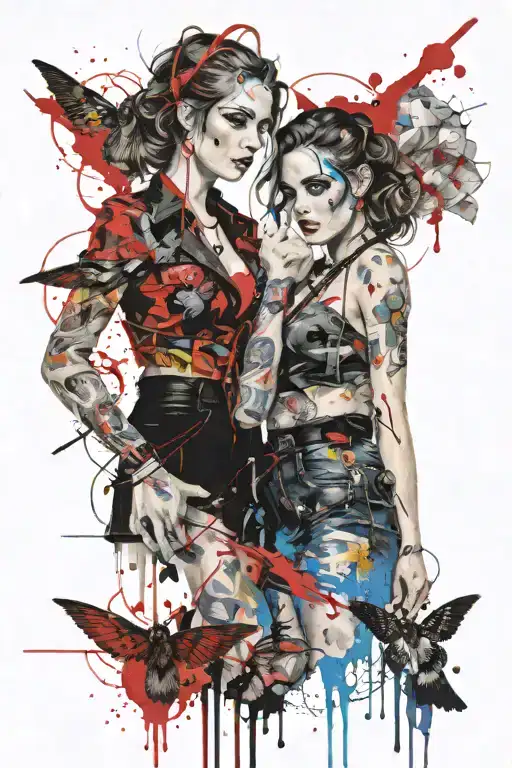 Remi And Kimber Sisters Hunting Blue Eyes Holding