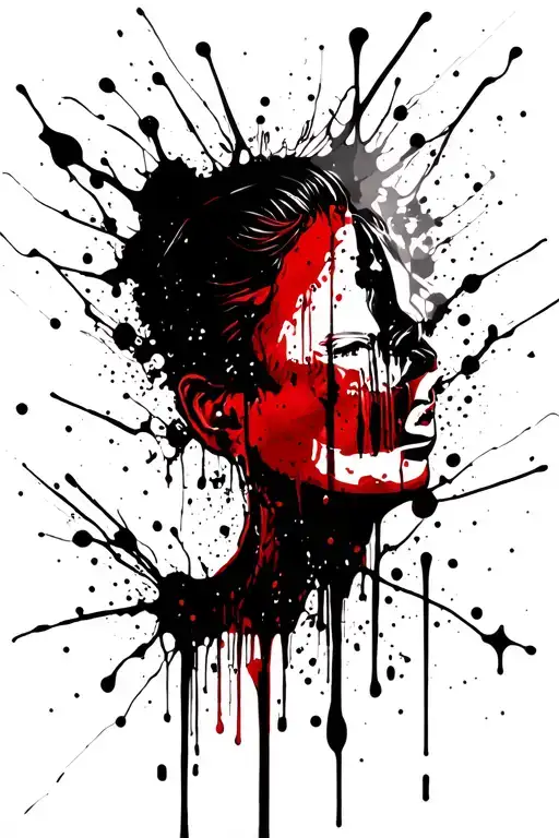 Abstract Clouded Thoughts Dark Mind