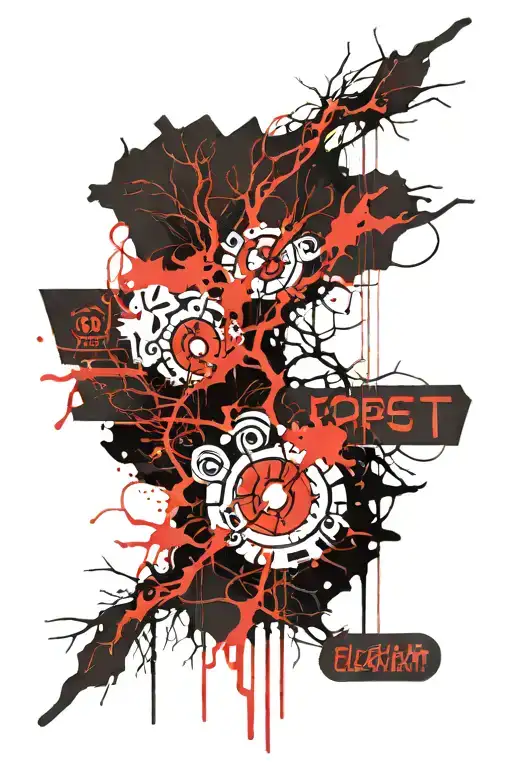 Forest Electricity Electrical Safety Sign