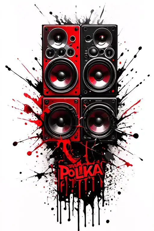 Big Speakers Blasting Music