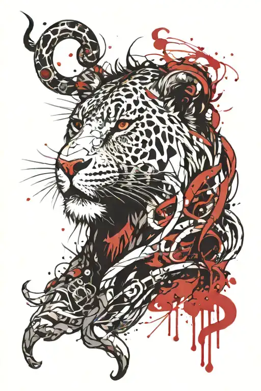 Pieces Star Sign Leo Zodiac Sign Intertwined Representing