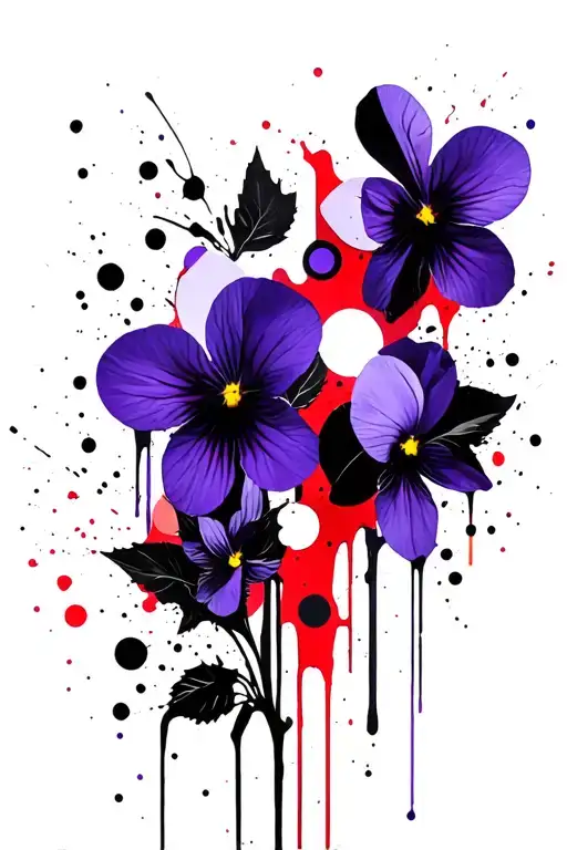 Geometric Violets Intertwined