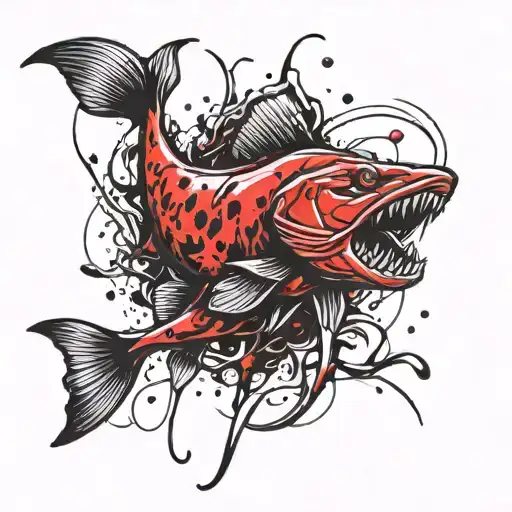 Evil Catfish Bones Jumping Out Of The Water