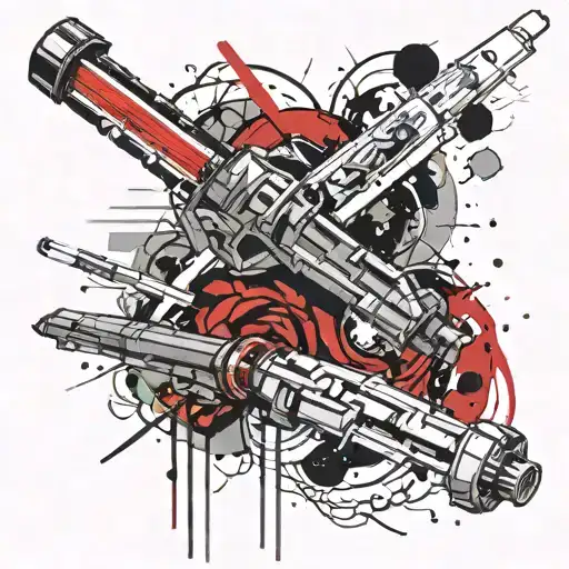 Exploded View Lightsaber With Exposed Kyber Crystal