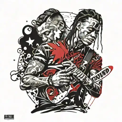 King Von From Chicago With O Block Ridden On His Shirt