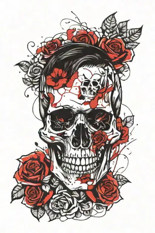 Skull And Roses