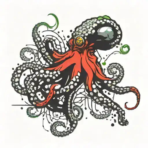 Octopus Smoking Marijuana