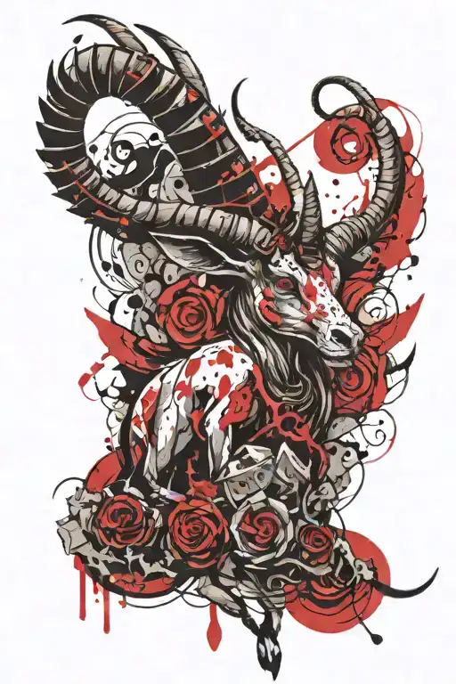 Scary Capricorn Surrounded