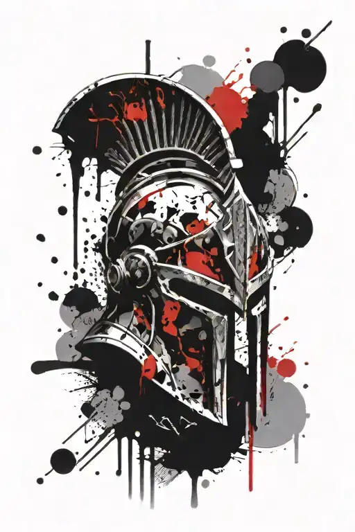 Spartan Helmet Adorned