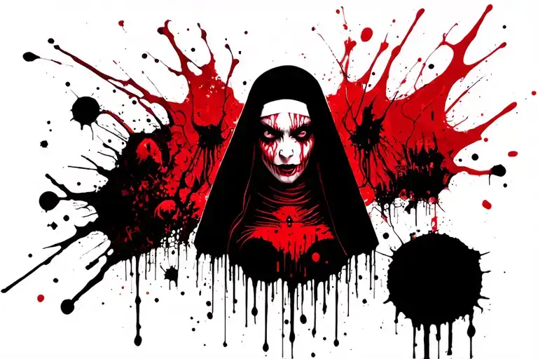 Spooky Evil Nun