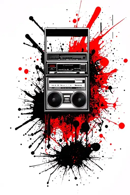 Ghetto Blaster Tendance Hip Hop