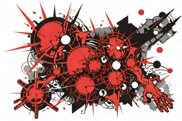 Icaro Falling Pointing At The Sun