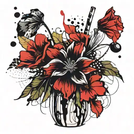 Flower In A Pretty Vase