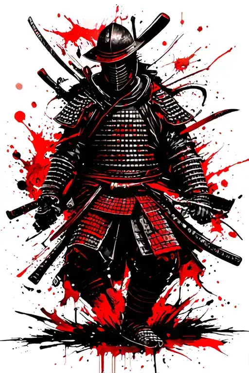 Manga Samurai Figth Scene