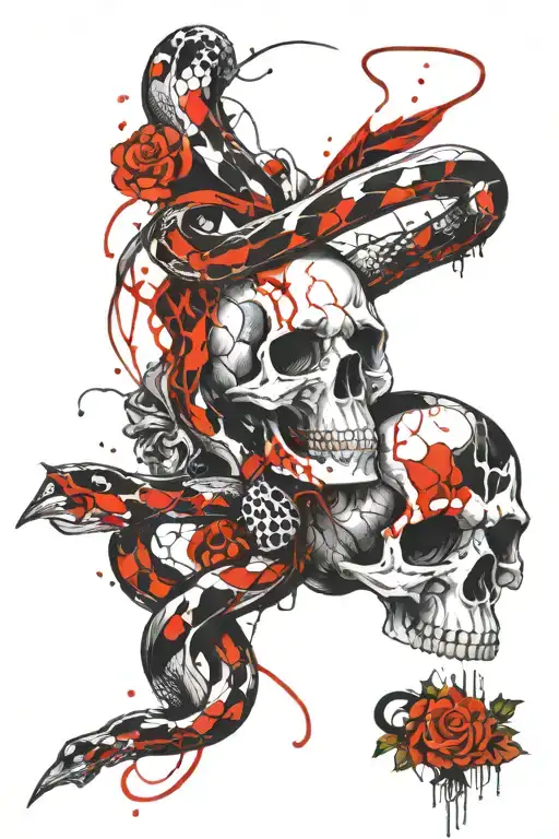 Snake & Skull