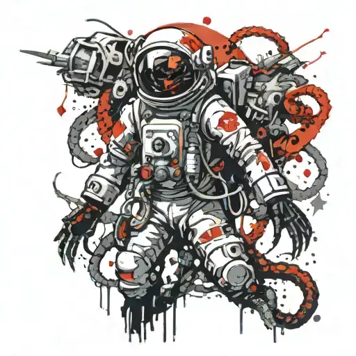 Dead Astronaut Tentacles