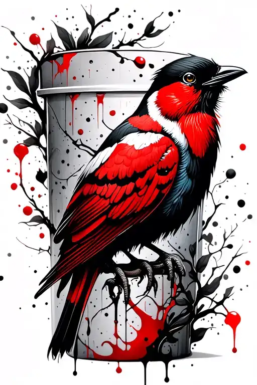 Bird And Vines Wrapping