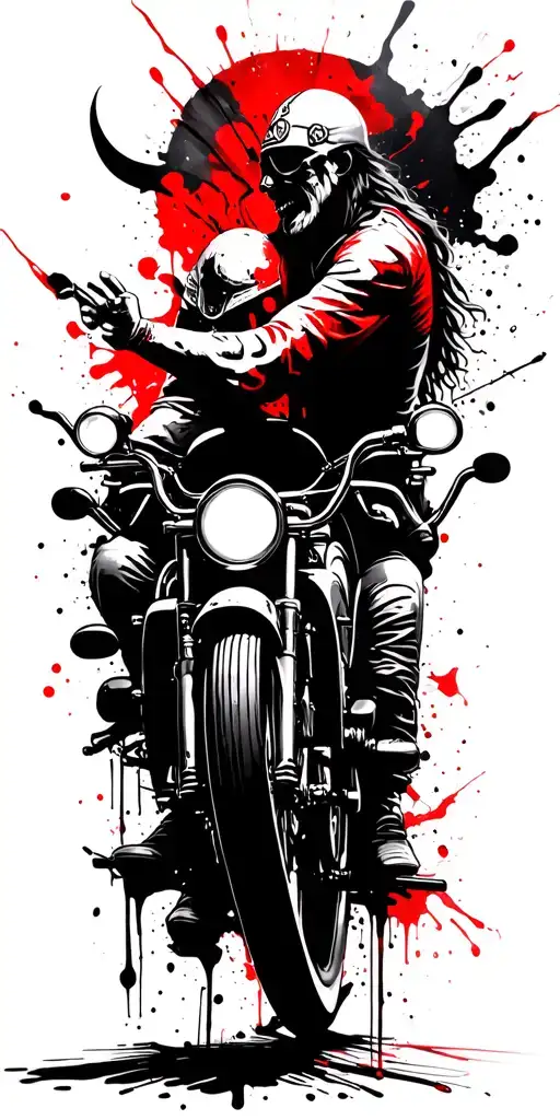 Biker Proposing To Viking