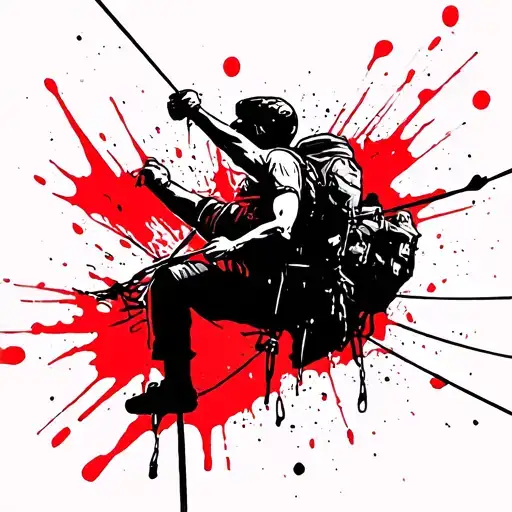 Give Me A Ttato That Have Slack Line Have Rock Climbing Have Mountaineering Dreaming Adventureing