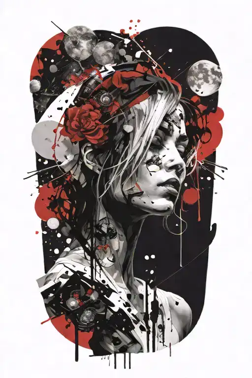 Heaven Opening Her Coat To Reveal Hidden Galaxies