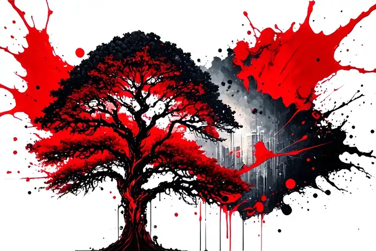 Cybernetic Tree Growing With A Reverse Biological Tree