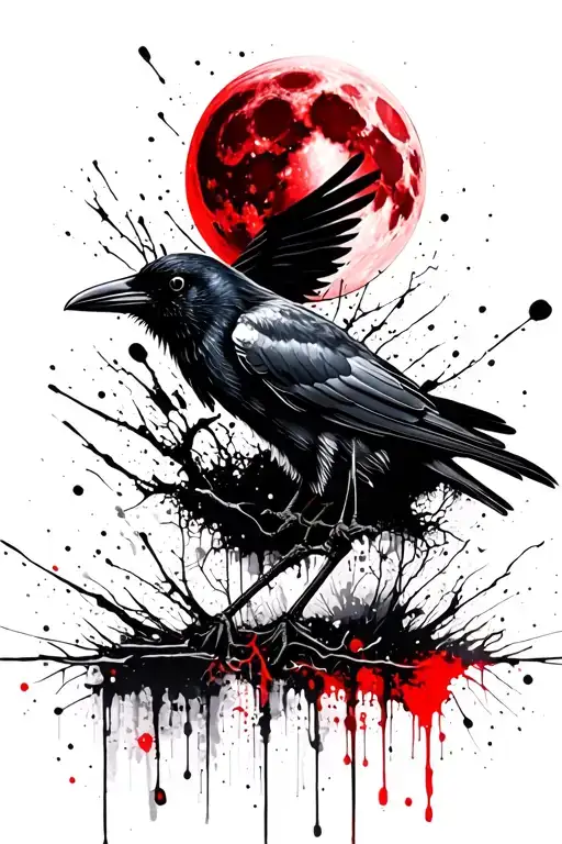 Crow Red Moon Book