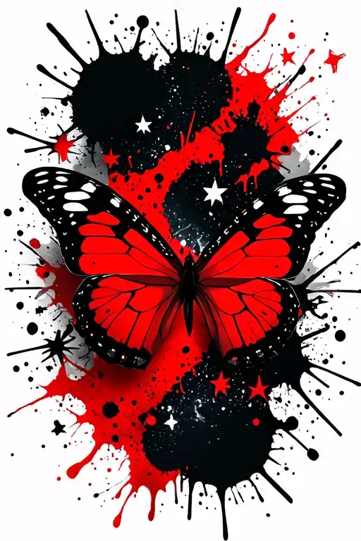 Butterfly And Stars