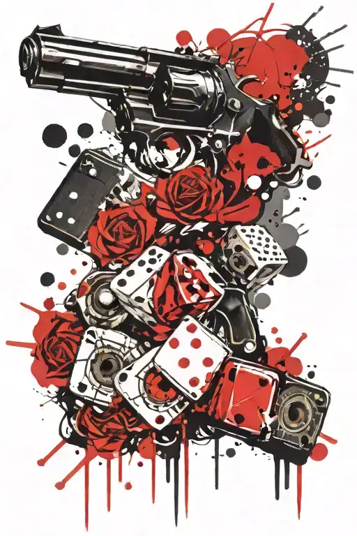 One Revolver And One Dice