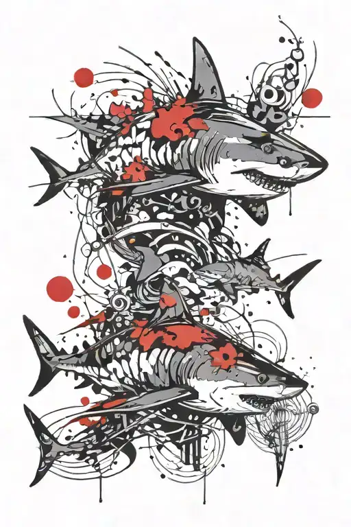 Shark And Text