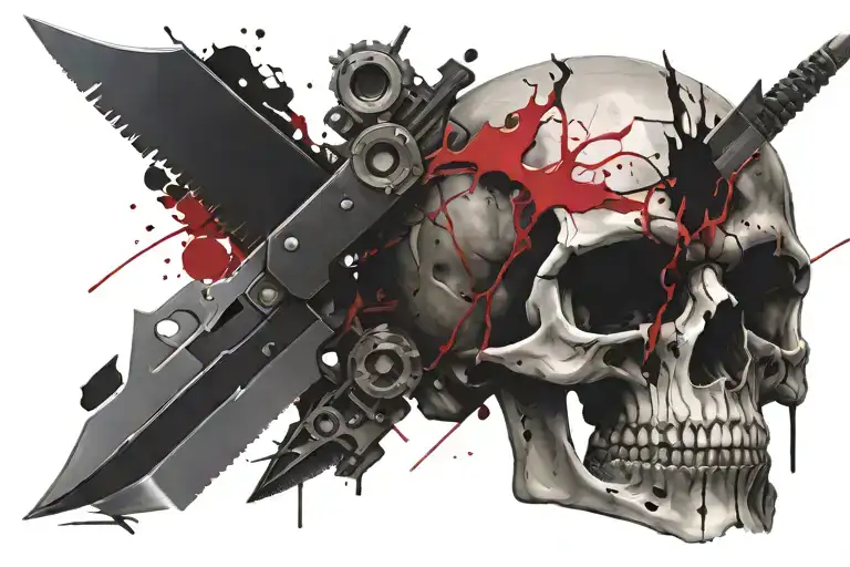 Knife In Skull