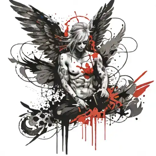 Half Good Half Evil Angel