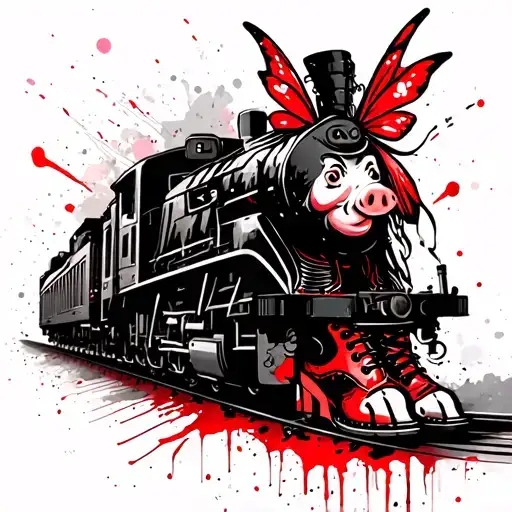 Fairies Wear Boots The Background Symbolizing Crazy Train War Pigs Coming Home