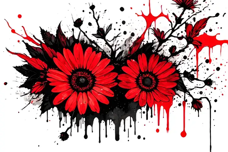 Daisy And Violet Vine Wrapping