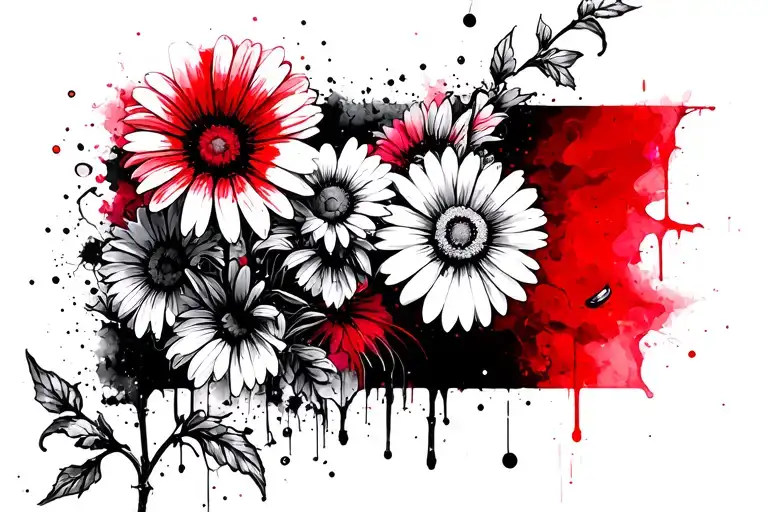 Daisy And Violet Vine Wrapping Fine Line