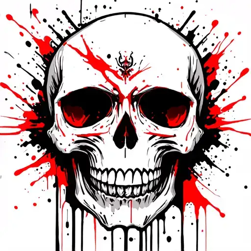 Skull And Graffiti Inspired Design
