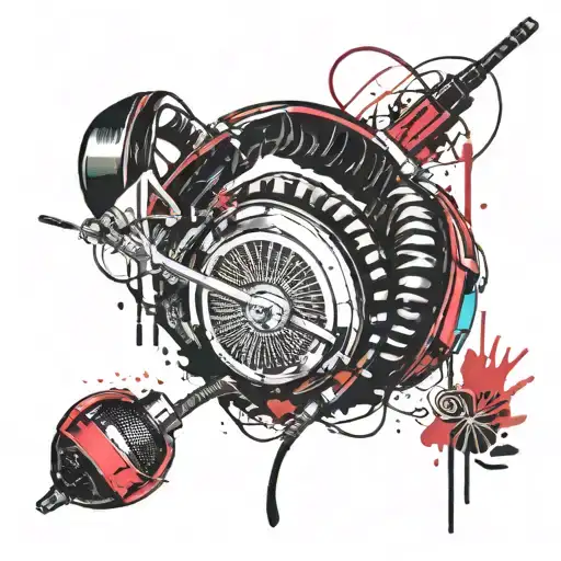 Indian Headphones Microphone Rose